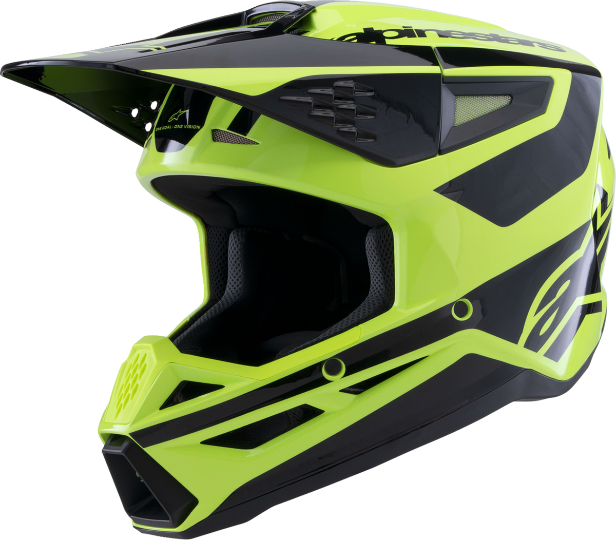 Alpinestars SM3 Heat Helmet - Gloss Yellow Fluo/Black