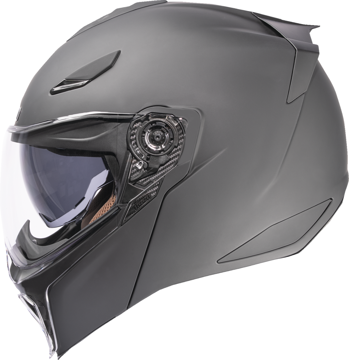 Icon Threshold Modular Helmet - Matte Black