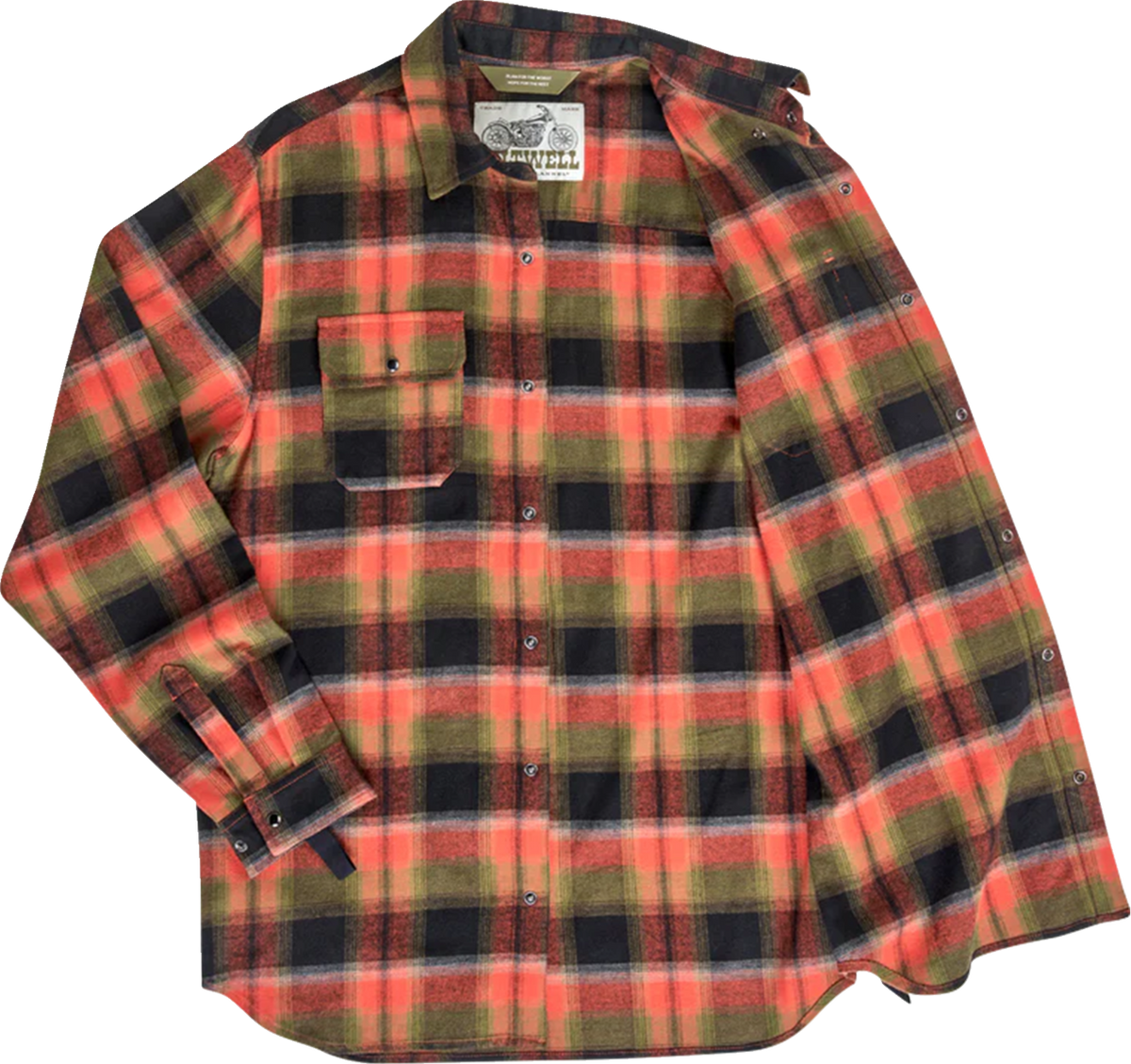 HI Test Flannel Shirt Rust