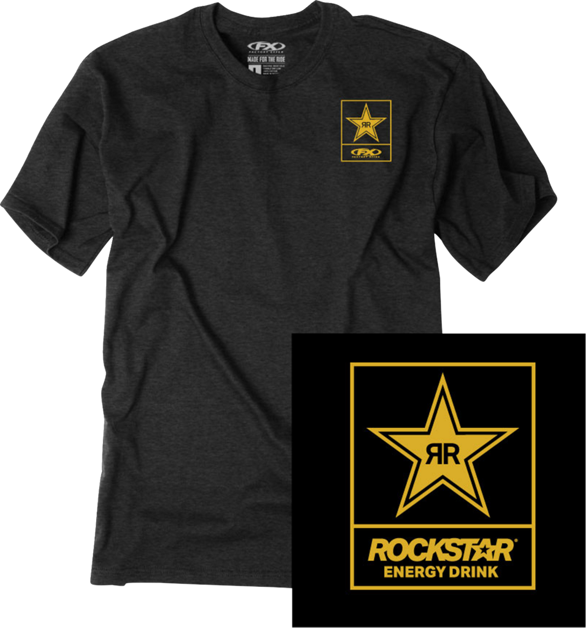 Facotry Effex Rockstar Lockup T-Shirt - Black