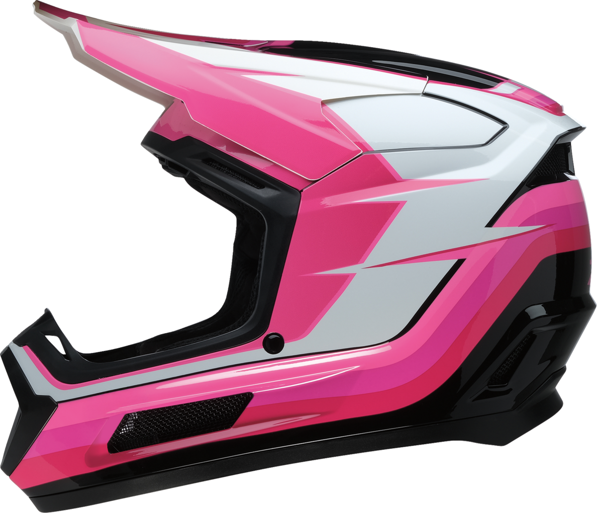 Z1R Youth Dirt Maxx Vortex Helmet - Pink/White