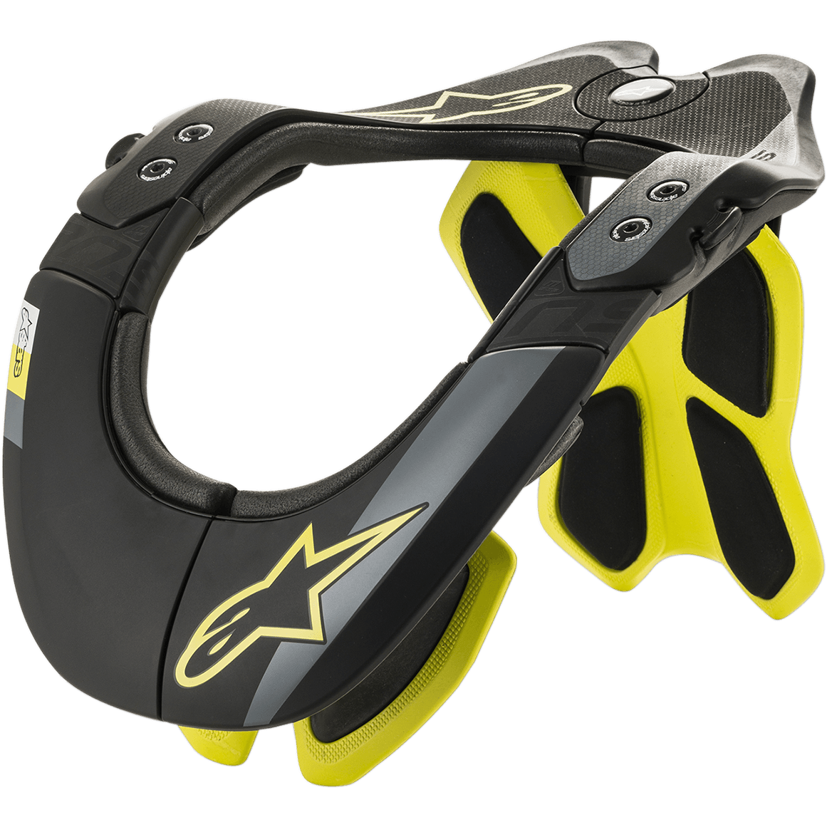 Alpinestars Bns Tech 2 Neck Support - Black/Yellow Fluorescent