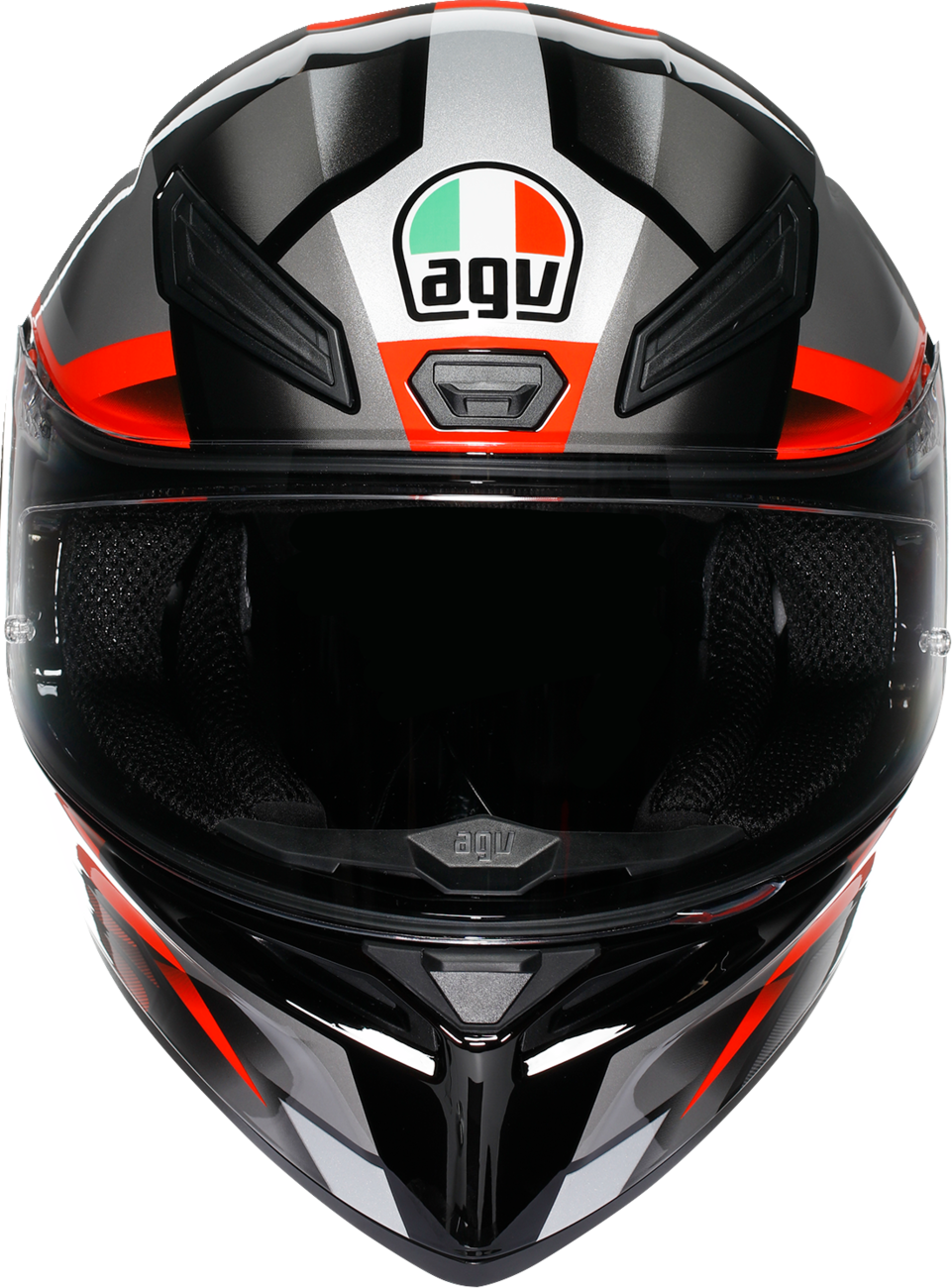 AGV K1 S Helmet Fastlap - Black/Gray/Red