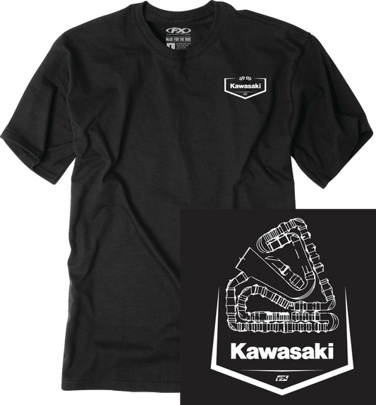 Facotry Effex Kawasaki Track T-Shirt - Black