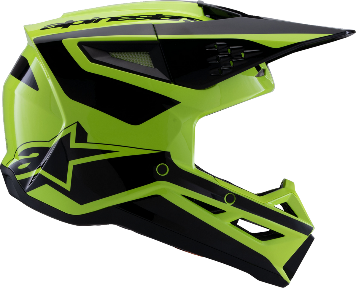 Alpinestars SM3 Heat Helmet Gloss Yellow Fluo/Black