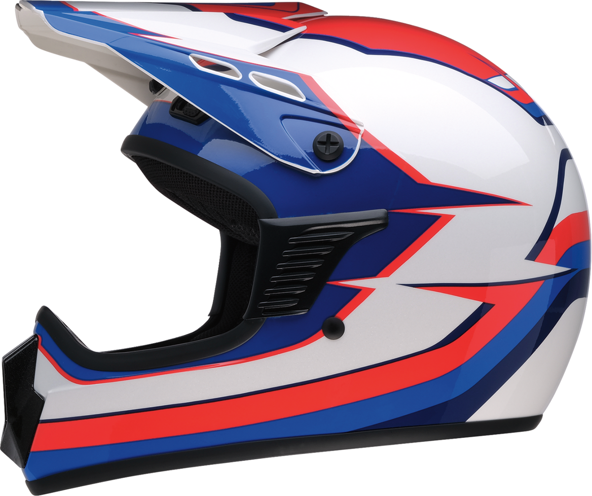 Z1R Child Dirt Maxx Vortex Helmet - Red/White/Blue