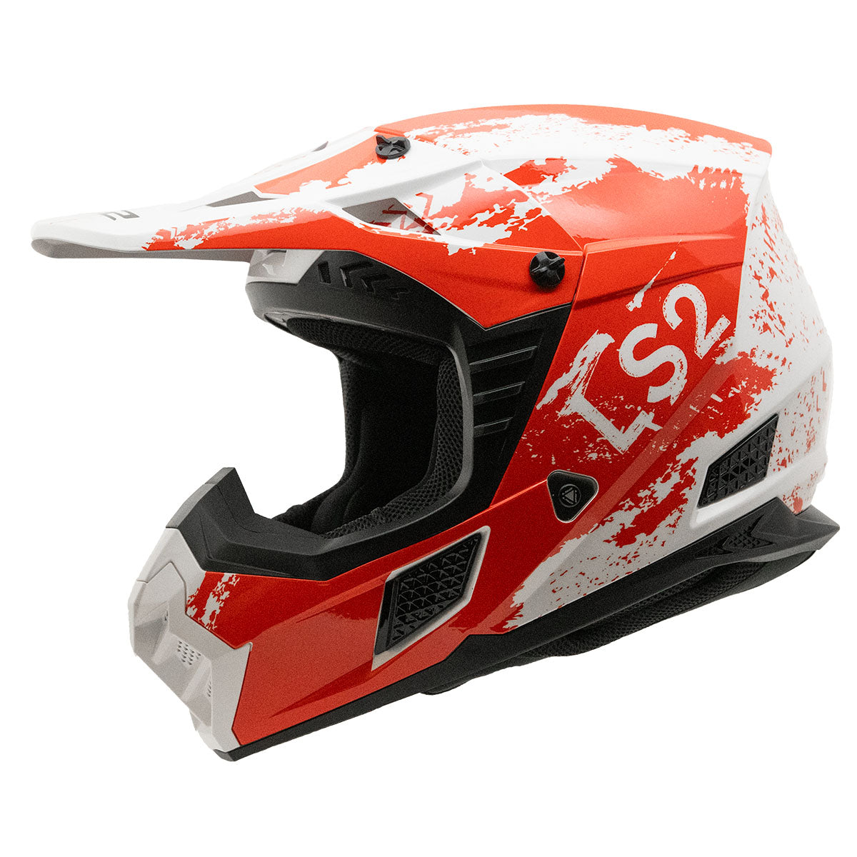 LS2 Coz Hyde Helmet CLOSEOUT - Gloss Red/White