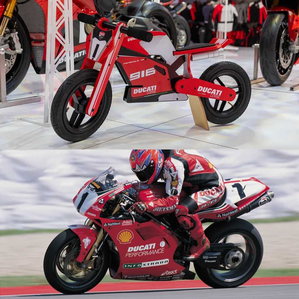 Kiddimoto Ducati 916 Balance Bike