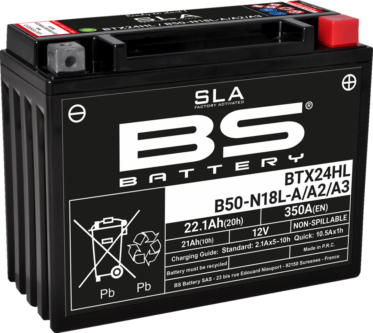 BS Battery - BTX24HL (YTX)