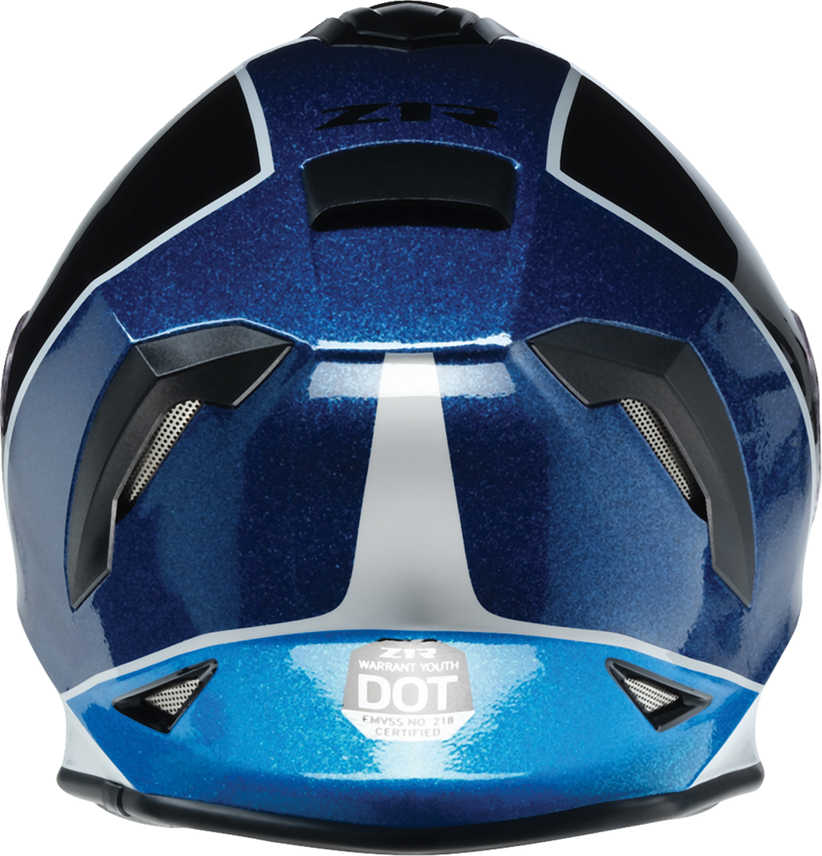 Z1R Youth Warrant 2.0 Snow Fresh Pow Helmet - Purple/Blue