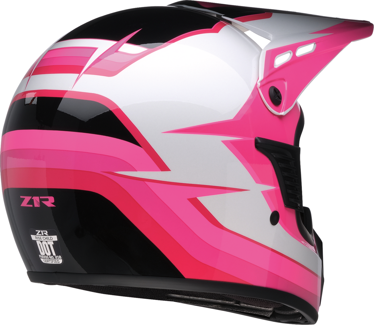 Z1R Child Dirt Maxx Vortex Helmet - Pink/White
