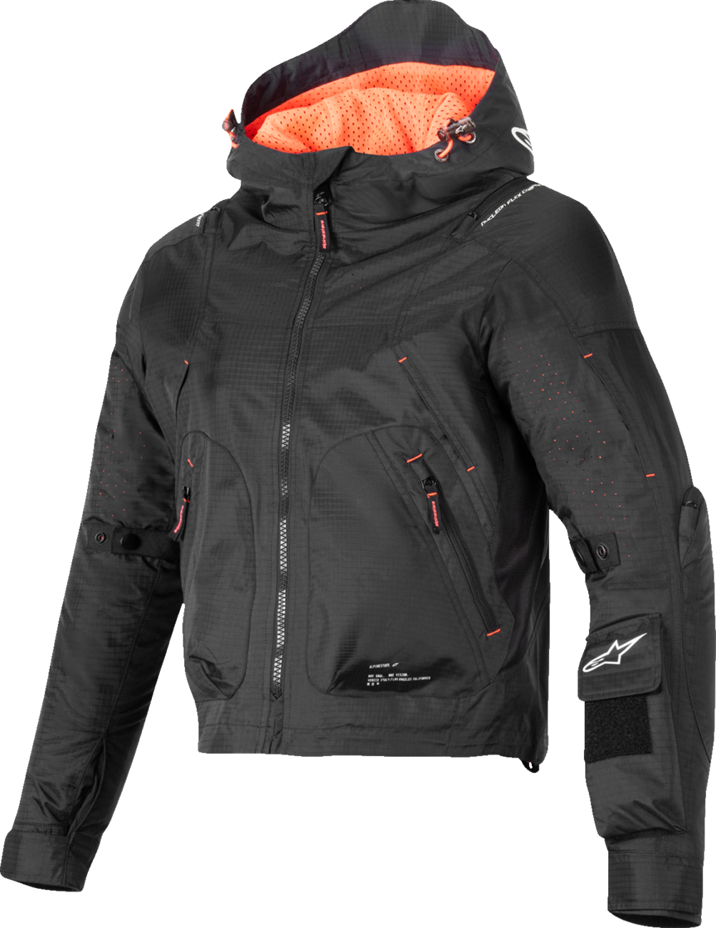 Alpinestars Womens Molly Air Jacket - Black/Coral Fluo