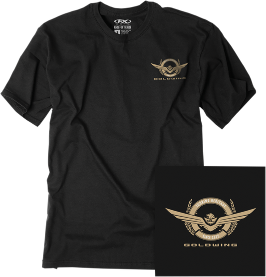 Facotry Effex Goldwing Badge T-Shirt - Black