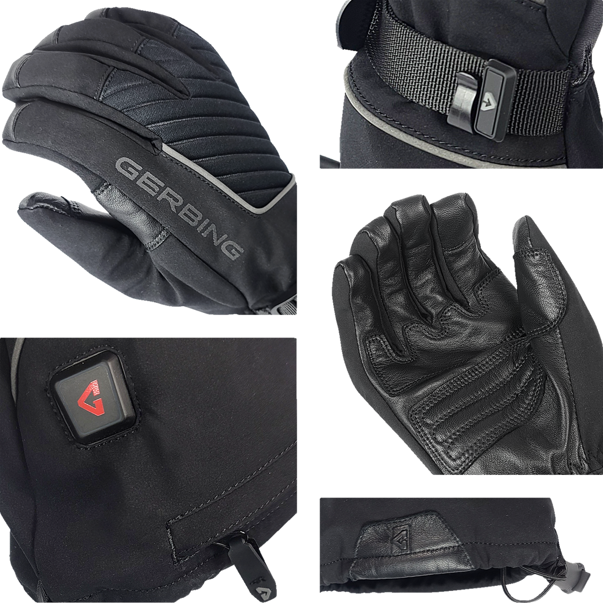 7 V Atlas Ultra-Flex Battery Heated Gloves - Black