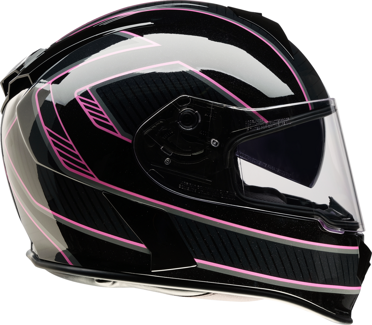 Z1R Warrant Amplify Helmet - Black/Pink