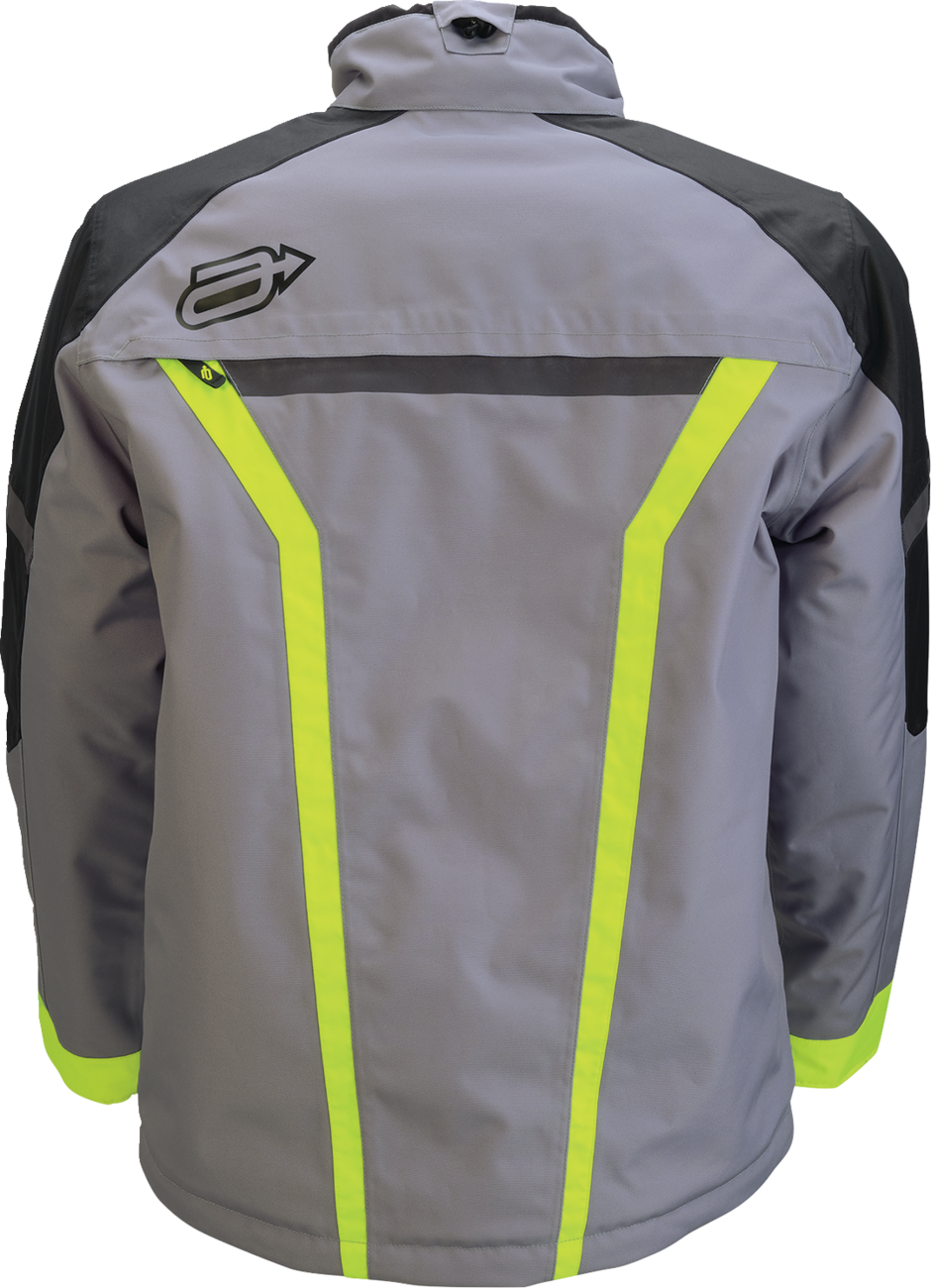 Arctiva Pivot 8 Jacket - Gray/Hi-Vis
