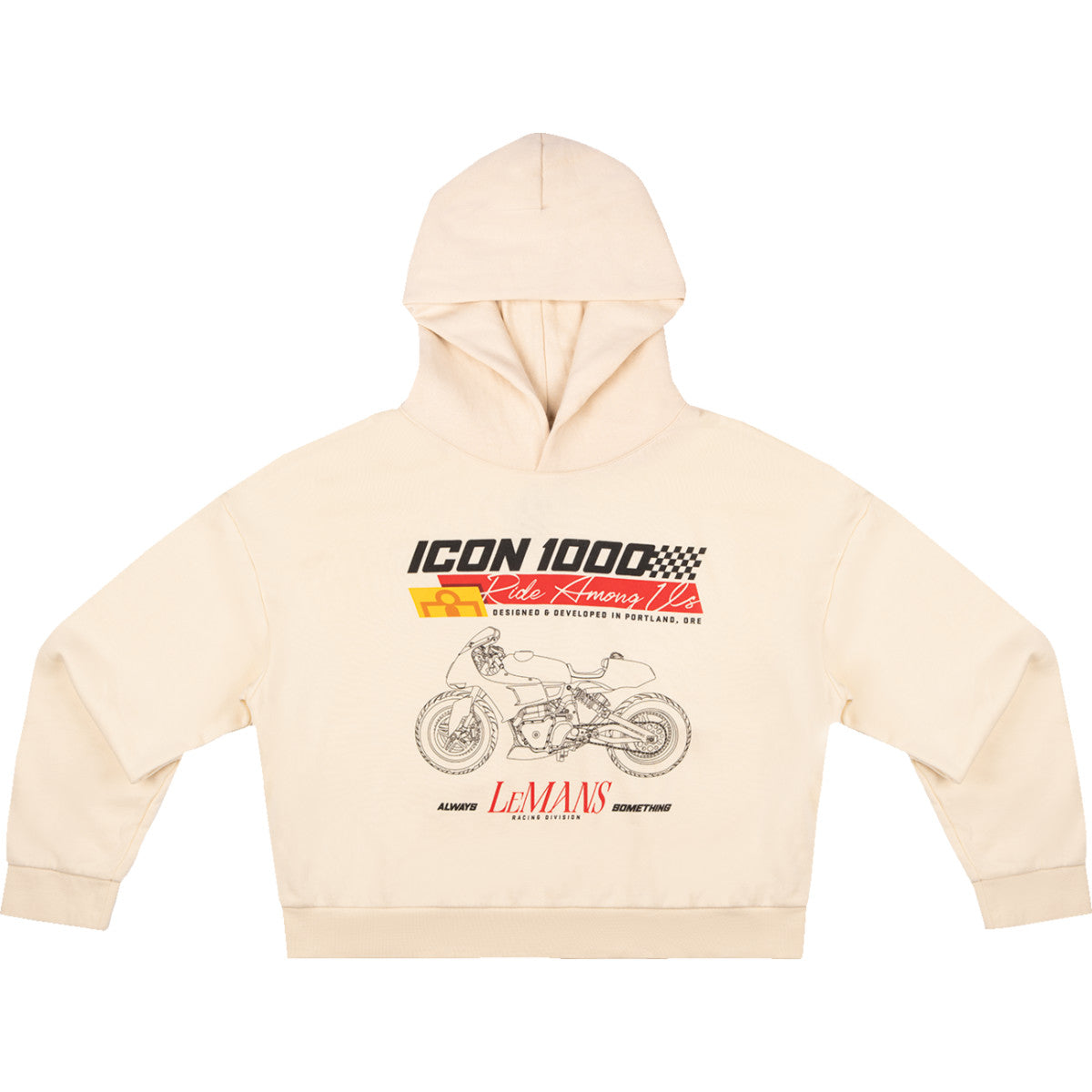Icon Womens Always Something Hoodie - Ivory