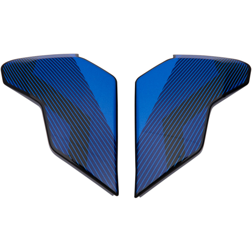 Icon Airflite Helmet Side Plates - QB1 Blue