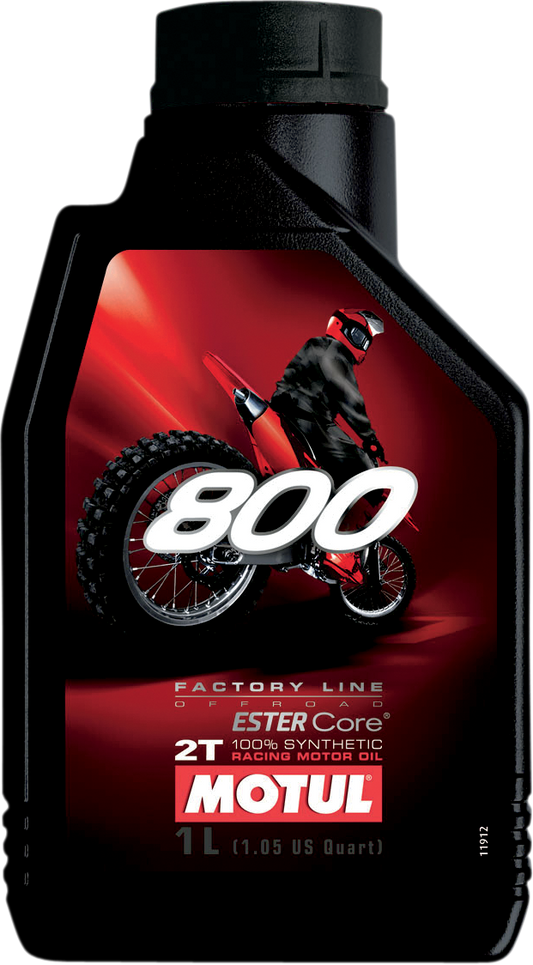 Motul 800 2T Off-Road Synthetic Oil - 1 Liter - 1 Liter