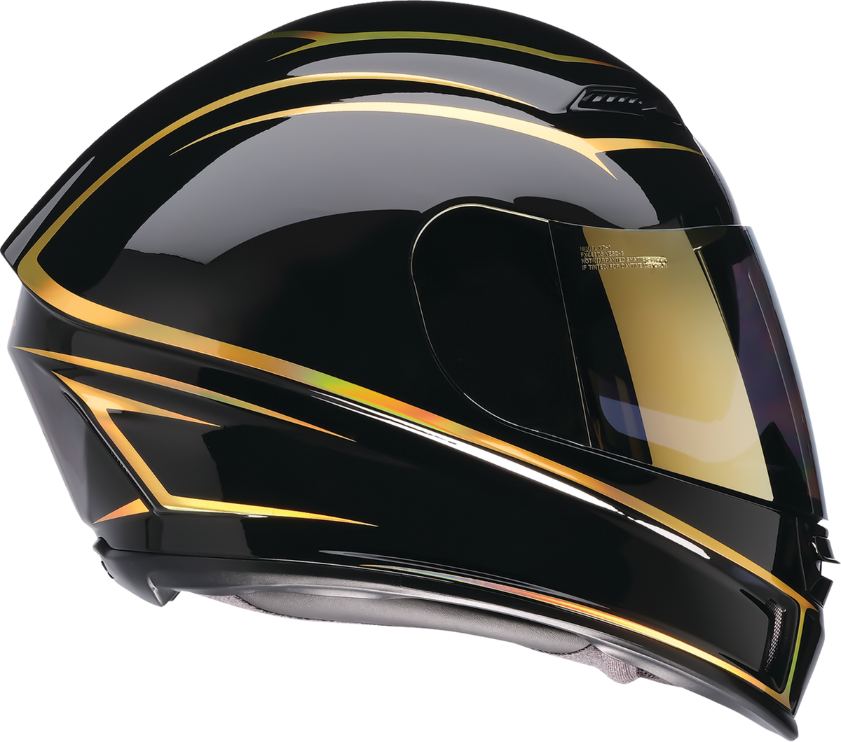 Z1R Jackal Foil Helmet - Black/Gold