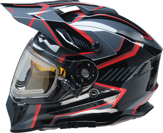 Z1R Range 2.0 Snow Rotor Helmet - Black/Red