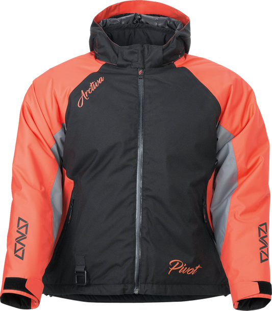 Arctiva Womens Pivot 5 Hooded Jacket - Coral