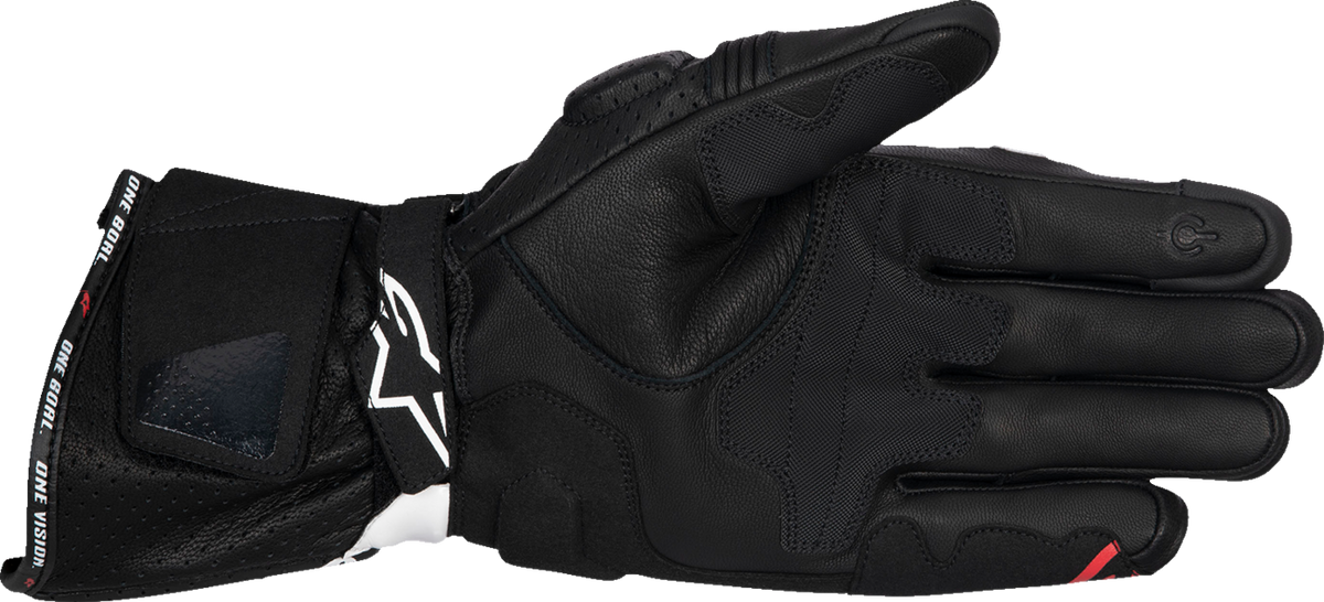 Alpinestars SP-3 Gloves Black/White/Fluo Red