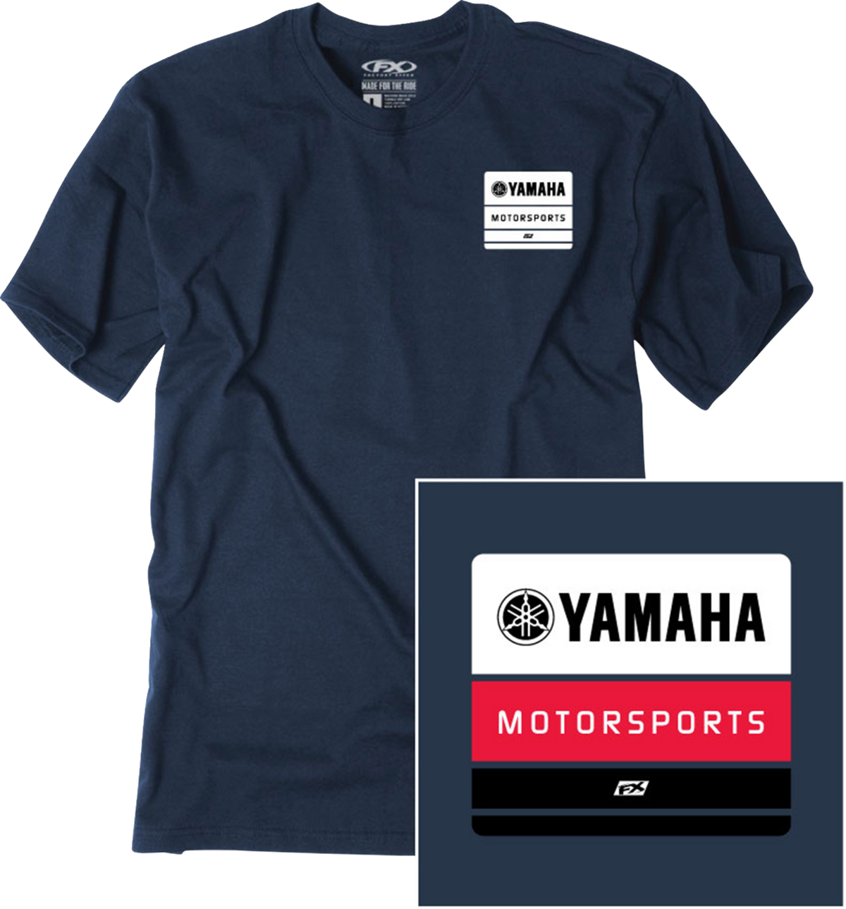 Facotry Effex Yamaha Phase T-Shirt - Navy