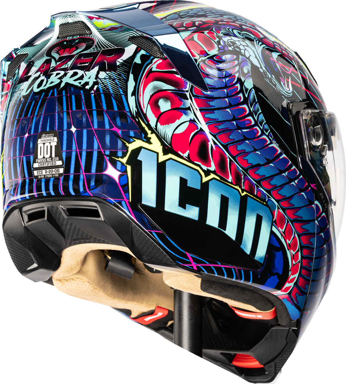 Icon Threshold Lazer Cobra Helmet, Size 3XL for Men