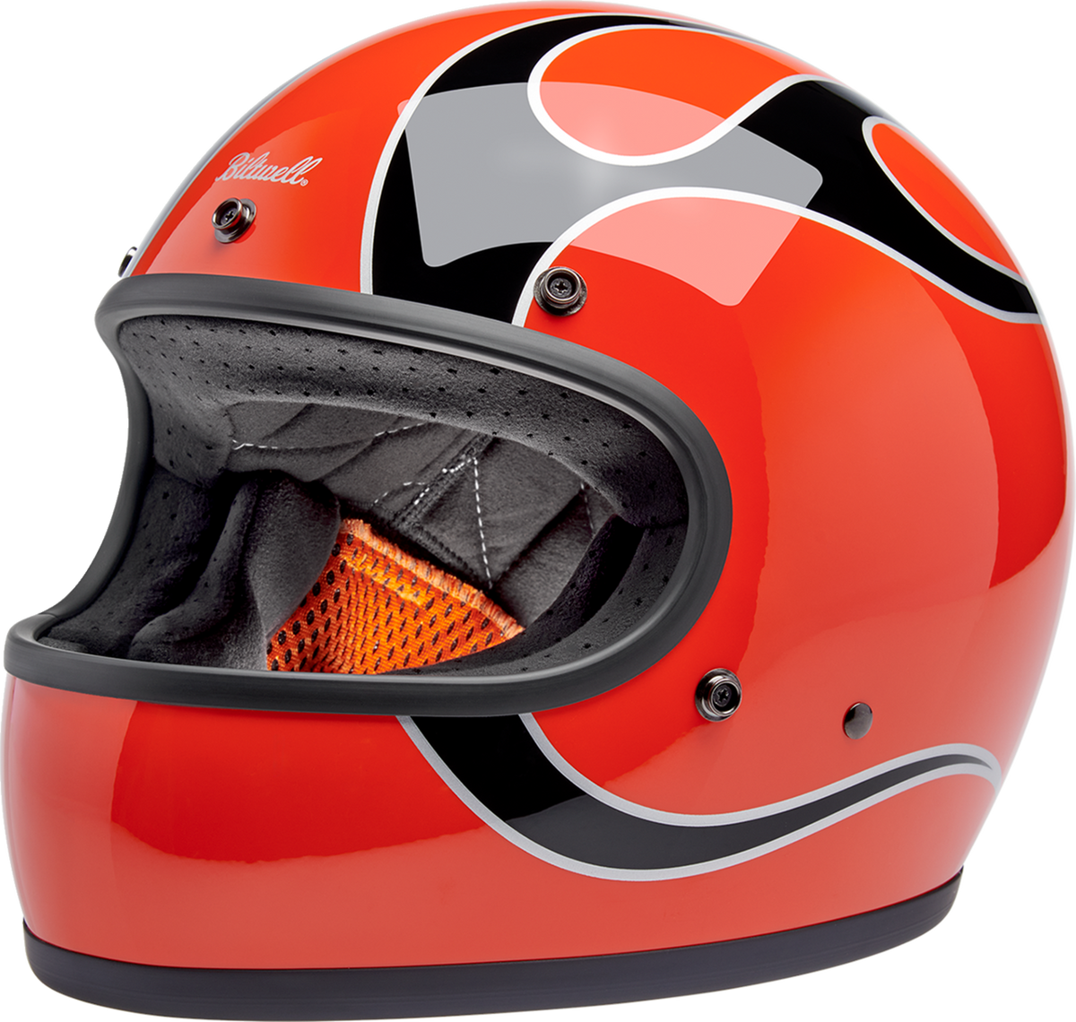 Biltwell Gringo Helmet - Flames - 2XL