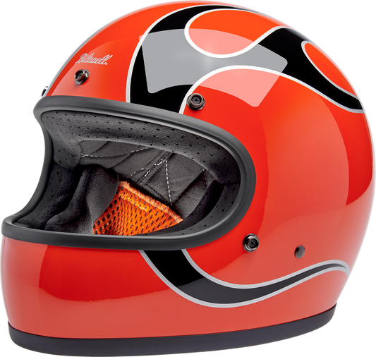 Biltwell Gringo Helmet - Flames - 2XL