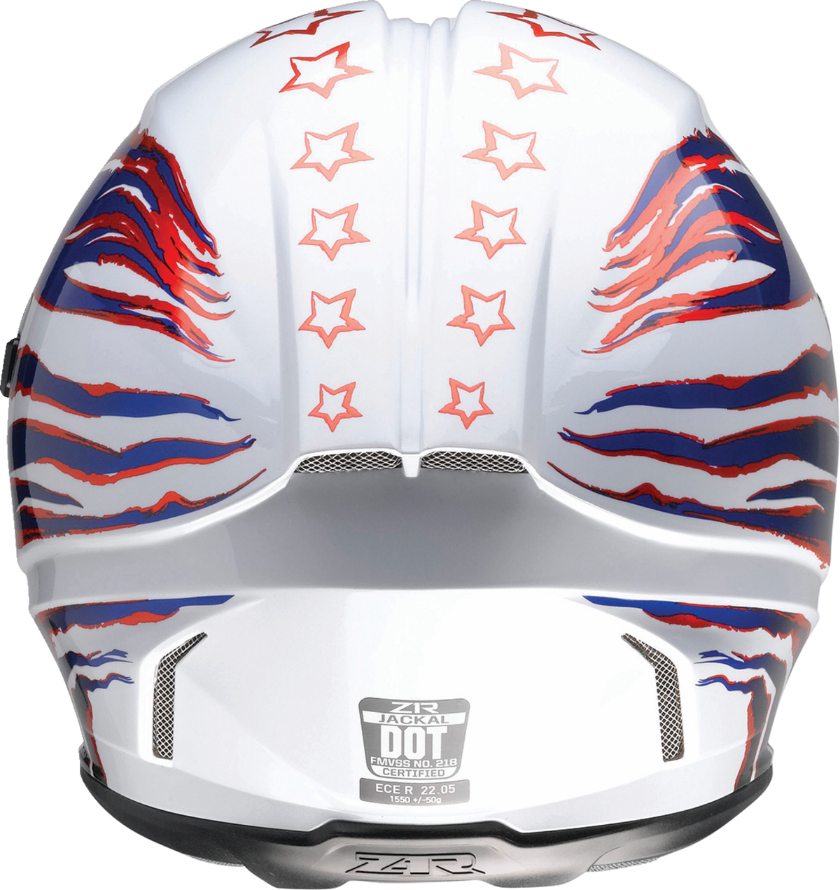 Z1R Jackal Patriot Helmet - Red/White/Blue