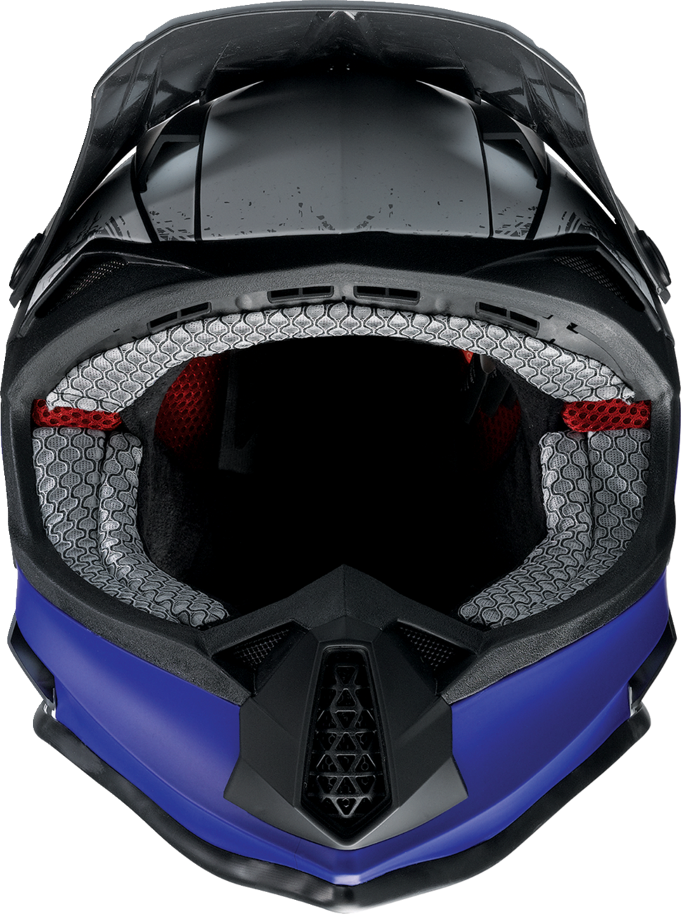 Z1R Youth F.I. Fractal Helmet - Matte Black/Blue