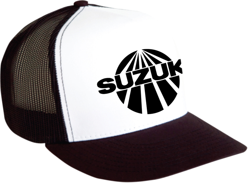 Facotry Effex Suzuki Vintage Snapback Hat - Black/White