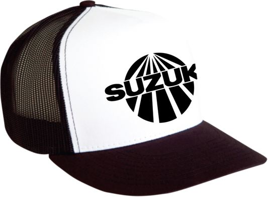 Facotry Effex Suzuki Vintage Snapback Hat - Black/White
