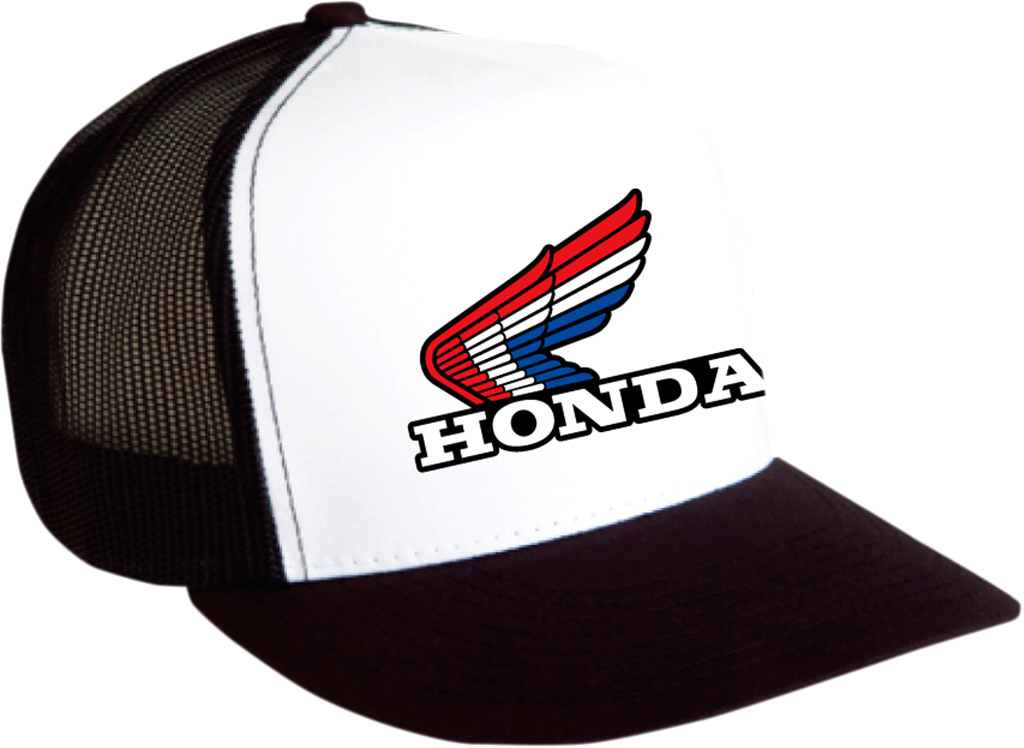 Facotry Effex Honda Vintage Snapback Hat - Black/White