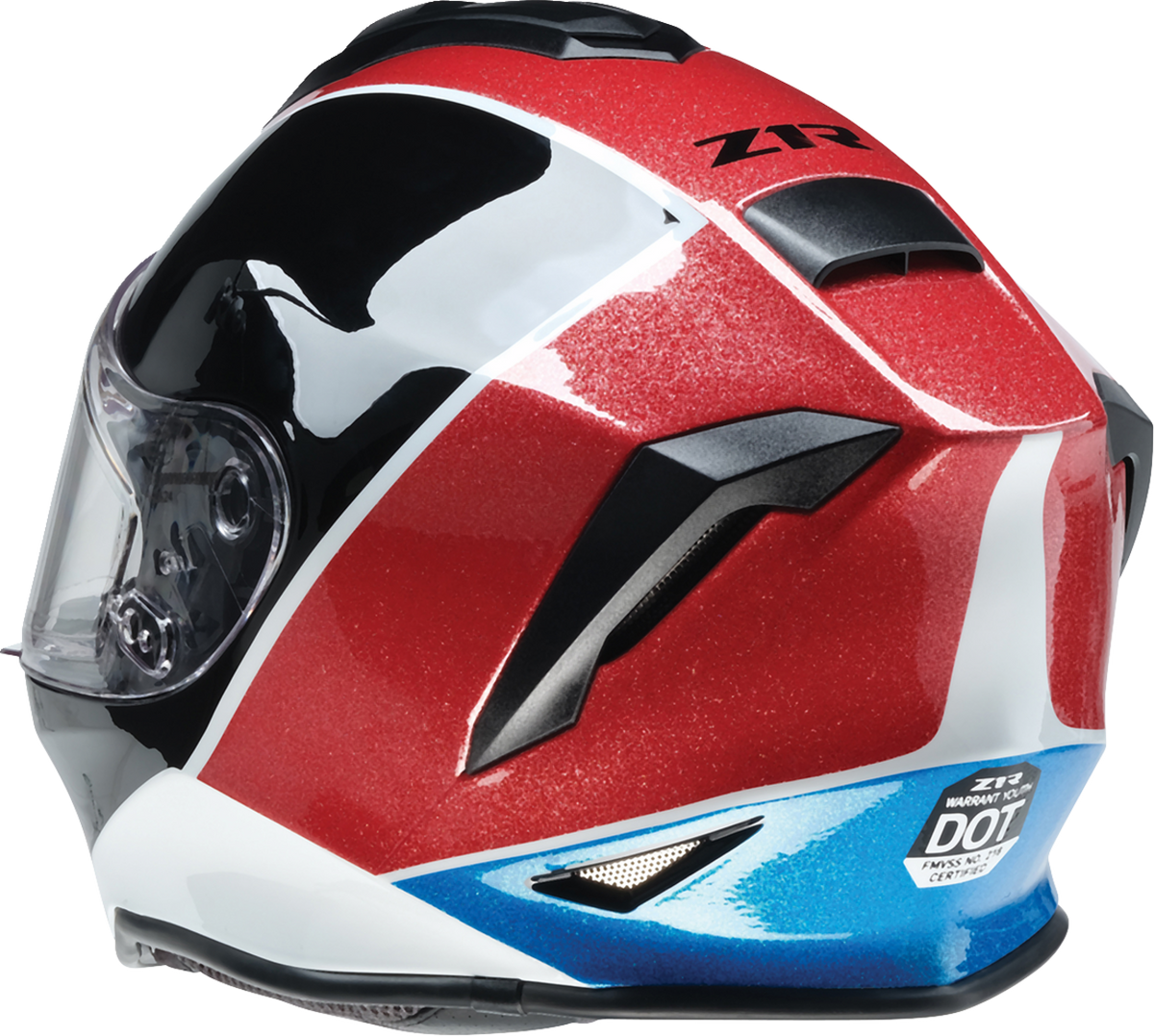 Z1R Youth Warrant 2.0 Snow Fresh Pow Helmet - Red/White/Blue