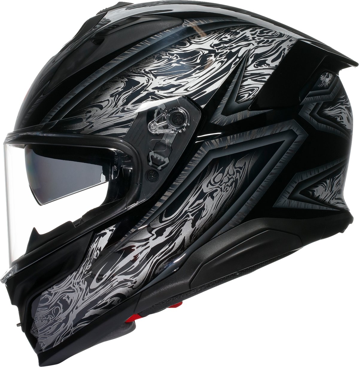 AGV K7 Damascus Helmet - Black/Silver