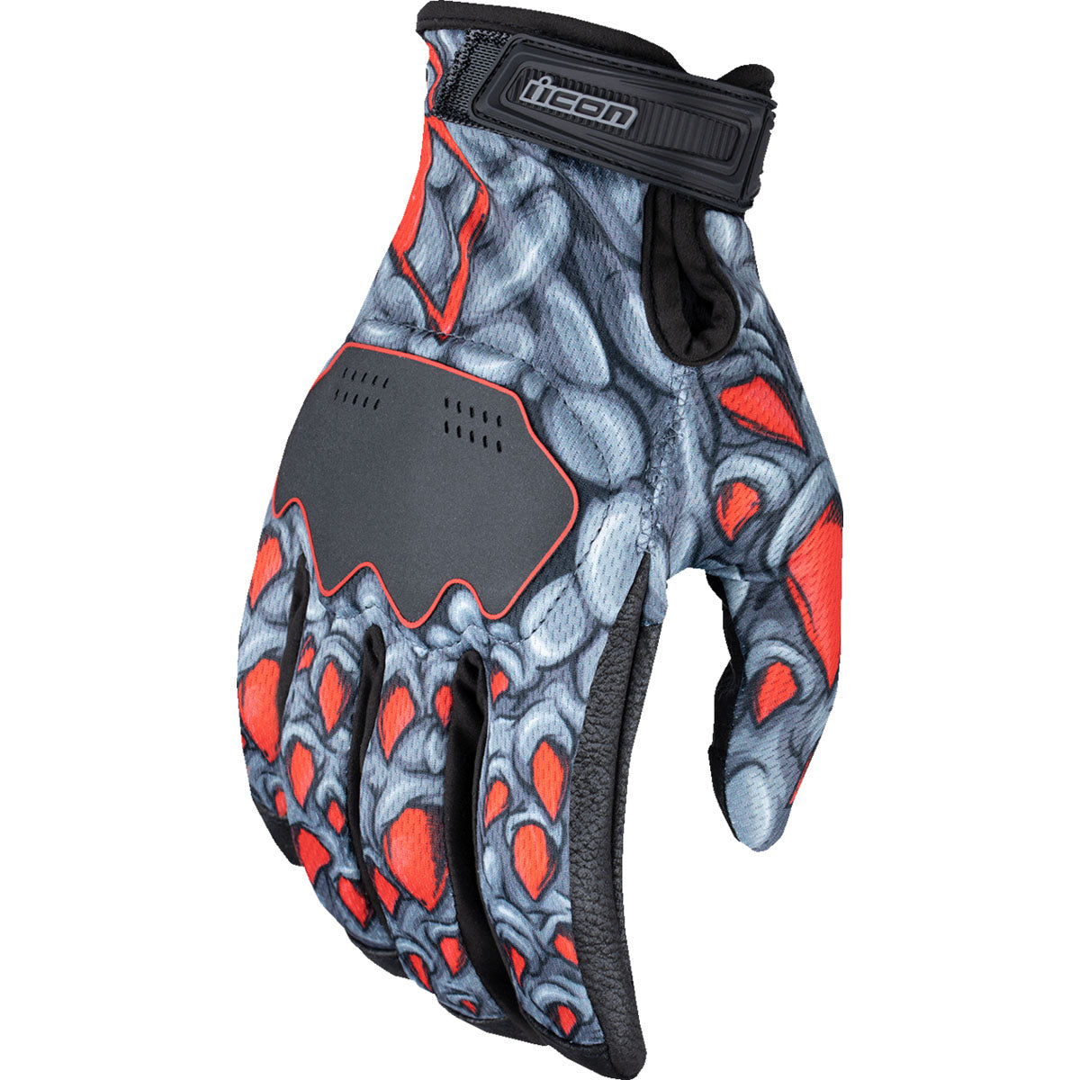 Icon Hooligan Kryola Kreep Gloves - Red
