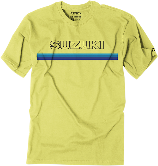 Facotry Effex Suzuki Throwback T-Shirt - Yellow