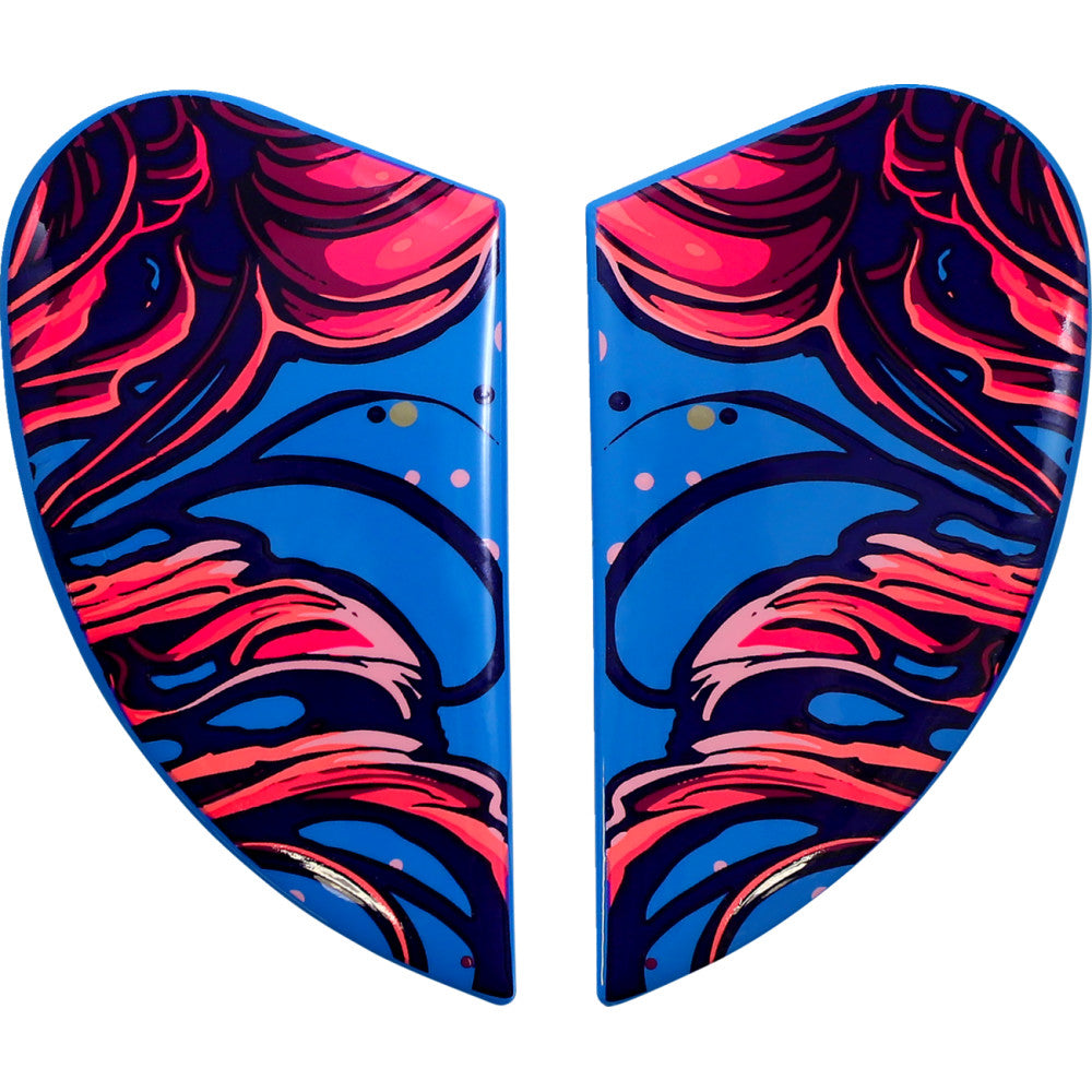 Icon Airform Helmet Side Plates - Jellies Blue