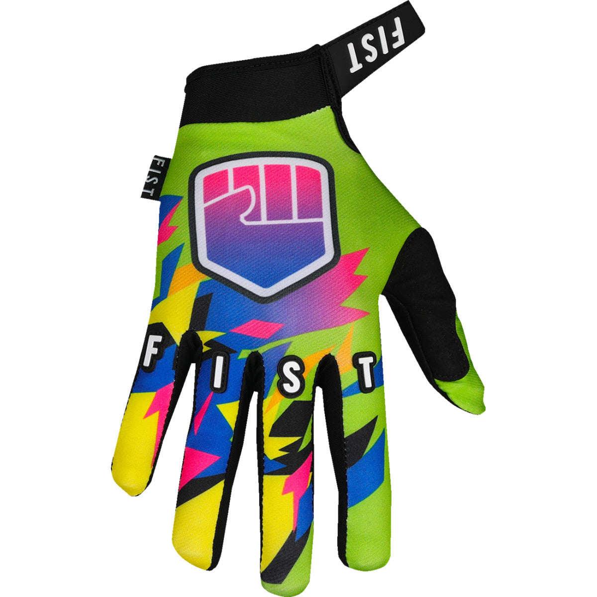 retro bicycle gloves Fist Handwear Strapped 90's Gloves Green / 2XL