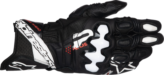 Alpinestars GP Plus R V3 Leather Gloves - Black/White