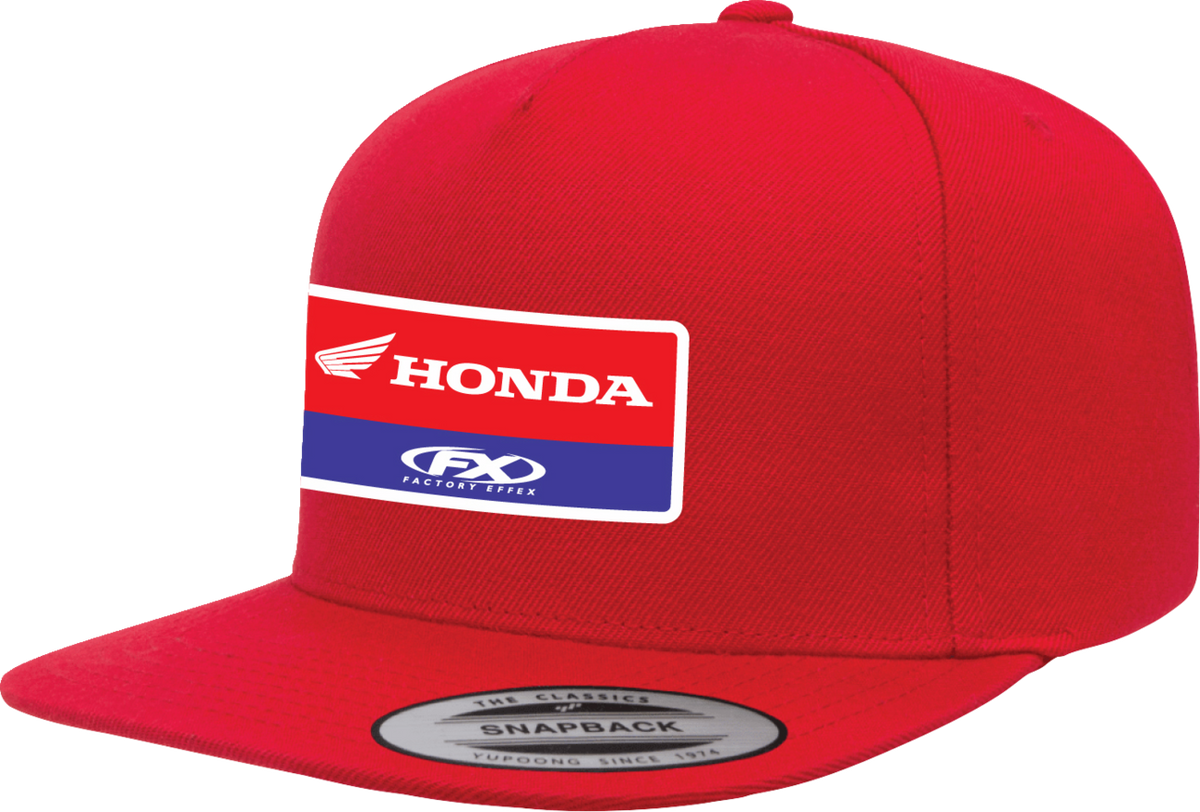 Facotry Effex Honda Victory Snapback Hat - Red
