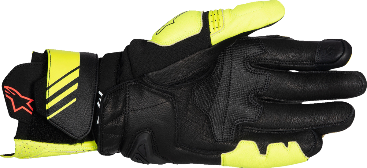 Alpinestars GP Plus R V3 Leather Gloves Fluo Yellow/Black
