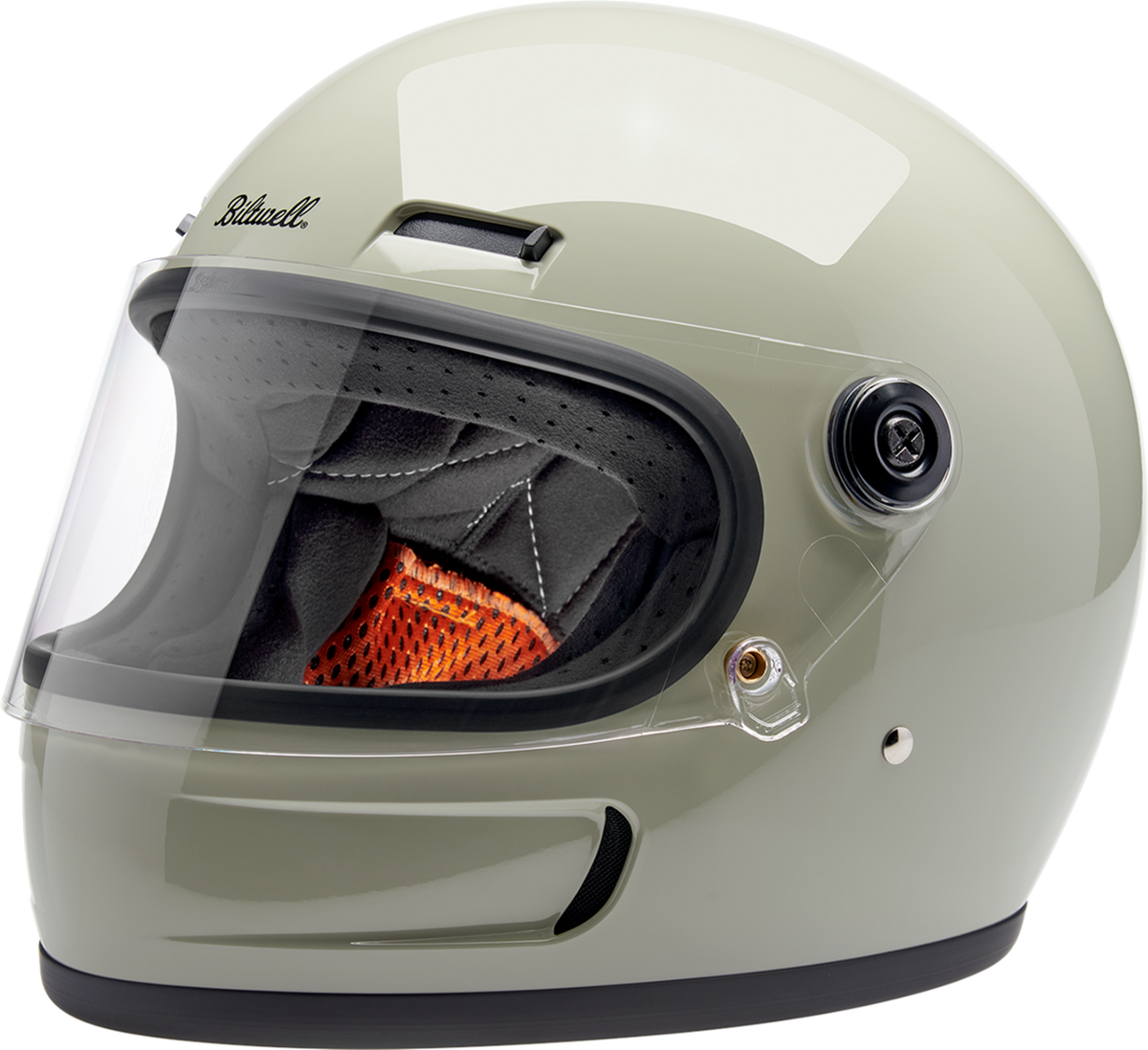 Biltwell Gringo SV Helmet - Gloss Chalk Gray - 2XL