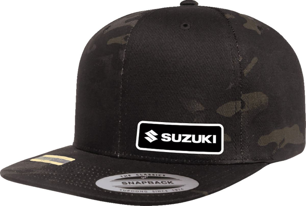 Facotry Effex Suzuki Snapback Hat - Camo Black