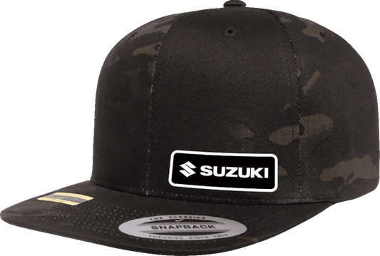 Facotry Effex Suzuki Snapback Hat - Camo Black