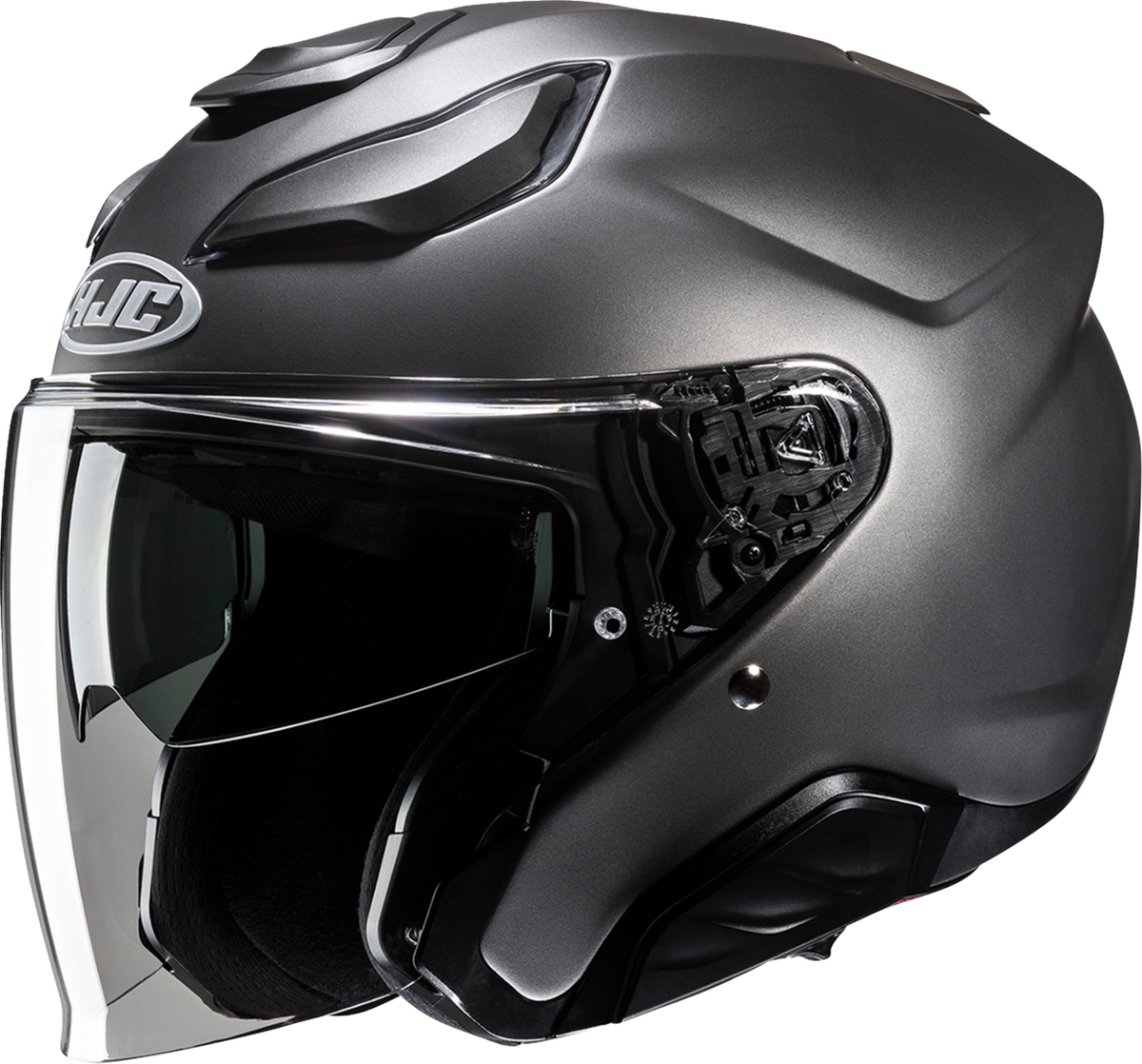 hjc-F31 Solid helmet -   Semi-Flat Titanium
