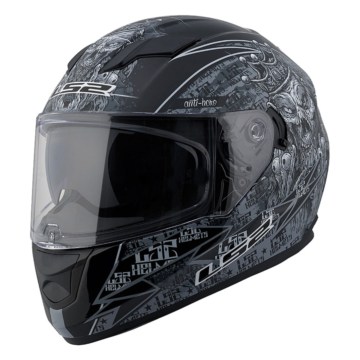 LS2 Stream Anti-Hero Helmet CLOSEOUT - Anti Hero Black/Gray